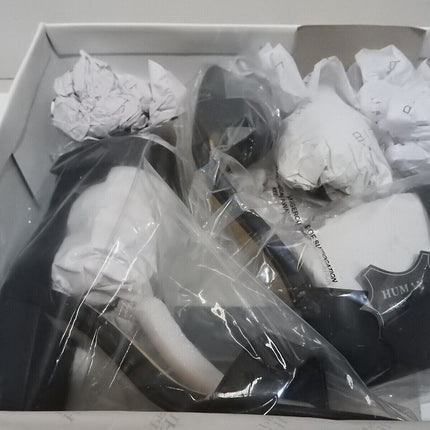 Human Premium Women's Portia Sandals, Black Leather - 37 EU