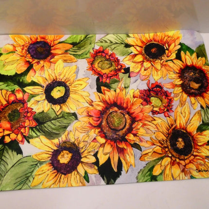 Caroline's Treasures 8766CMT Sunflower Kitchen or Bath Mat 20" by 30" Multi