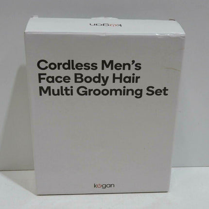 Kogan Cordless Men's Face Body Hair Multi Grooming Set