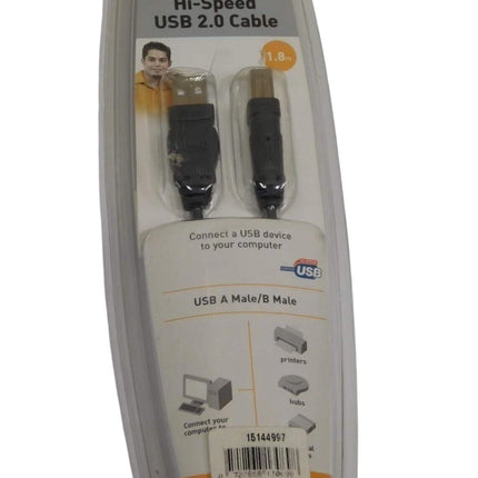 Belkin Hi-Speed USB 2.0 Cable A-B 1.8m Pack