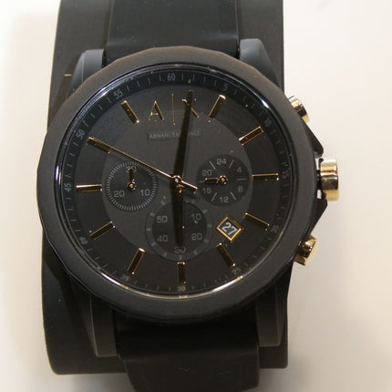 Armani Exchange Outerbanks Analog Black Dial Men's Watch - AX7105