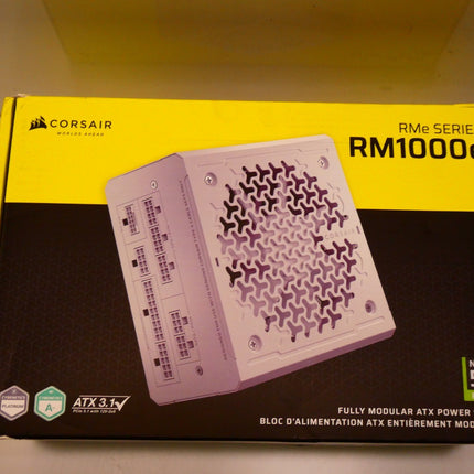 CORSAIR RM1000e (2025) Fully Modular Low-Noise ATX Power Supply - White