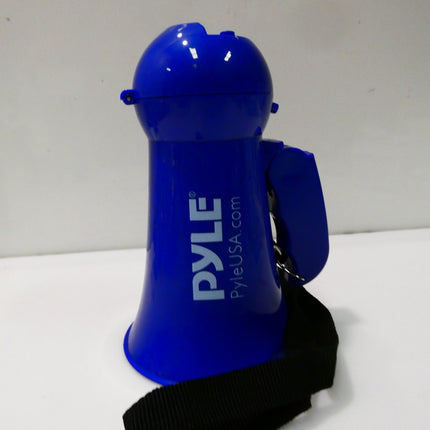 Pyle Portable Battery Operated Megaphone - Mega Horn Loudspeaker with Built-In S