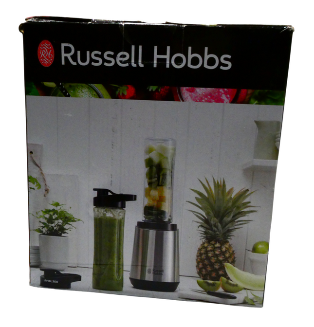 Russell Hobbs RHBL300 Mix & Go Classic Stainless Steel Blender - Black/Silver