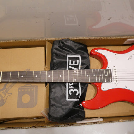 3rd Avenue 3/4 Electric Guitar - Red - XF203CRDPK