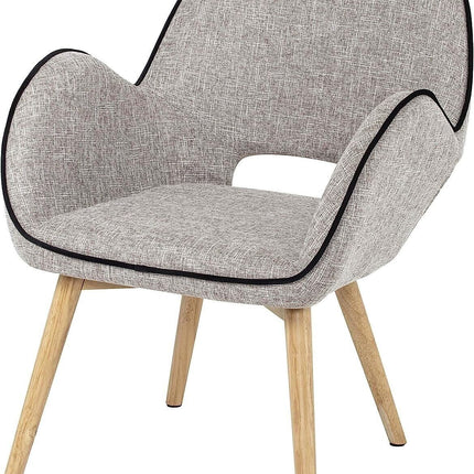 Amalfi Simi chair (KD) Modern Living Chair Seat, Grey, Black, Natural