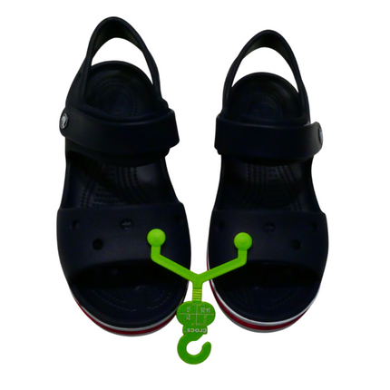 Crocs Kids Bayaband Sandal, Navy/Pepper, J3