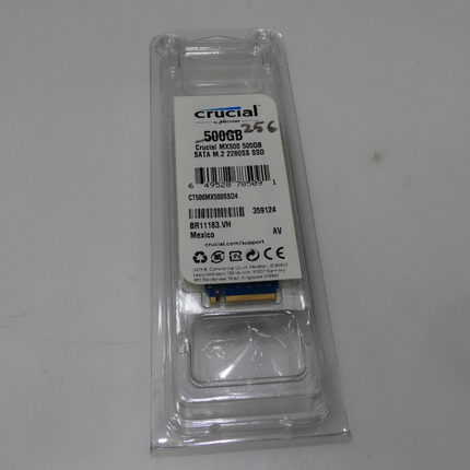 Crucial MX500 500GB M.2 Type 2280 SSD - CT500MX500SSD4