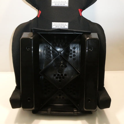 InfaSecure Versatile Folding Booster Car Seat for 4 to 8 Years, Black (CS6013)