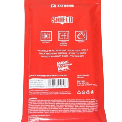 Extreme Shield Case iPhone 6 Plus and 6S Plus - Electro Blue