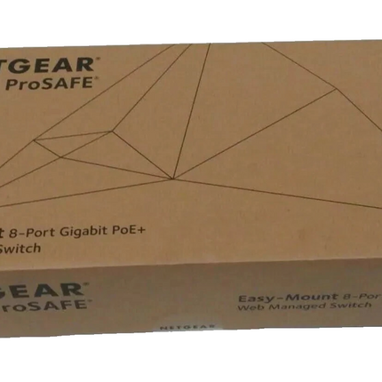 Netgear GS408EPP ProSafe Plus Easy-Mount 8-port Gigabit Ethernet Web Managed