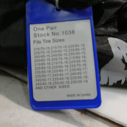 Glacier Chains Glacier 1038 Passenger Cable Tire Chain - Set of 2