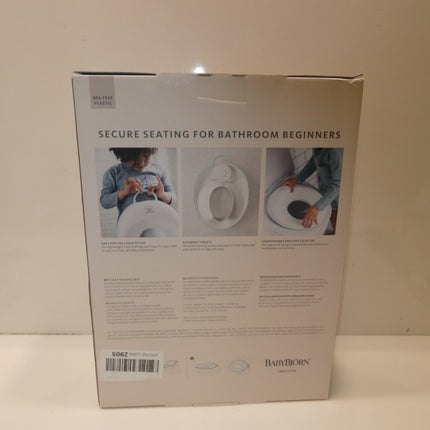 BABYBJORN Toilet Trainer, White/Gray, 1 Count (Pack of 1)