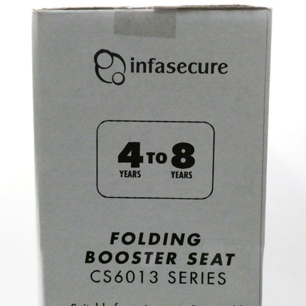 InfaSecure Versatile Folding Booster Car Seat for 4 to 8 Years, Black (CS6013)