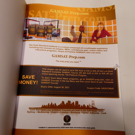 The Gold Standard GAMSAT Book of Organic Chemistry and Biology Book III of III