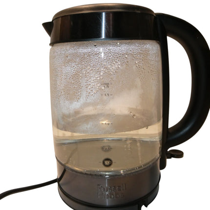 Russell Hobbs Brooklyn 1.7L Glass Kettle - Black Stainless Steel (RHK172BCH)