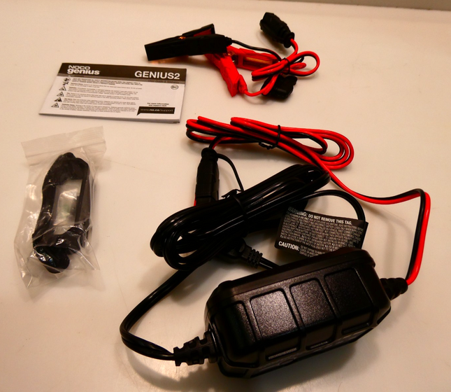 NOCO Genius GENIUS2 6V 12V 2Amp UltraSafe Battery Charger & Maintainer (US Mode)