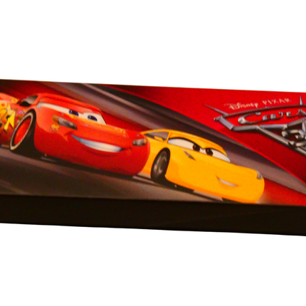 Disney Cars Lightning McQueen Boy's Red Plastic Time Teacher Watch, Red 3D Strap