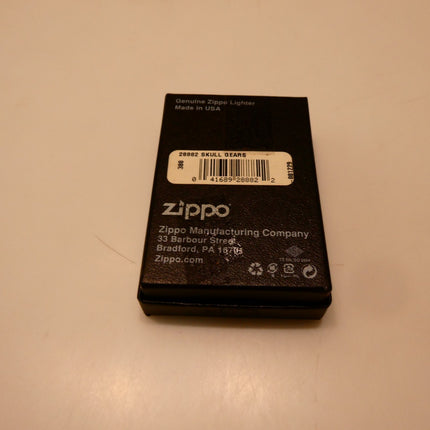 Zippo Skull Gears, Black Matte Classic - 28882