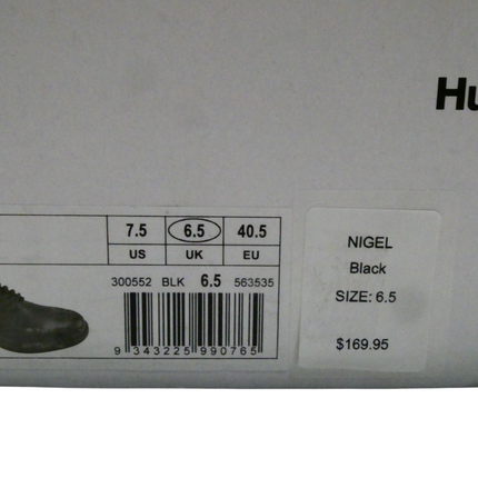 Hush Puppies Men's Nigel Dress Shoe, Black, UK 6.5/US 7.5