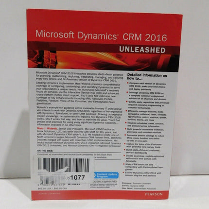 Microsoft Dynamics Crm 2016 Unleashed (Includes Content Update Program): With