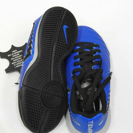 Nike Tiempo Legend 7 Academy IC Jr Shoe, Blue - 10 UK