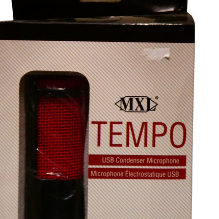 MXL Tempo Red/Black USB Condenser Microphone