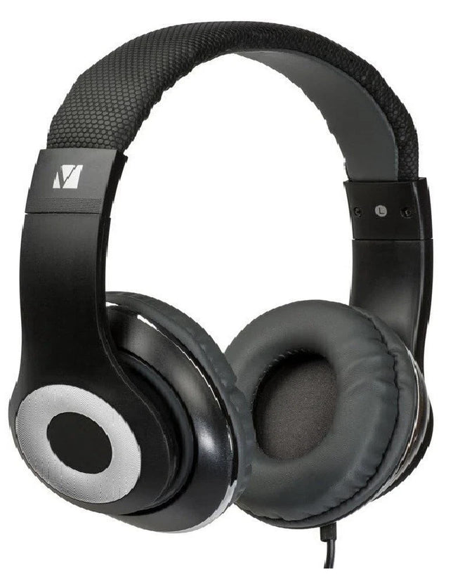 Verbatim Stereo Headphone Classic - Black, Headphones Over-Ear Design, 1.2 Meter