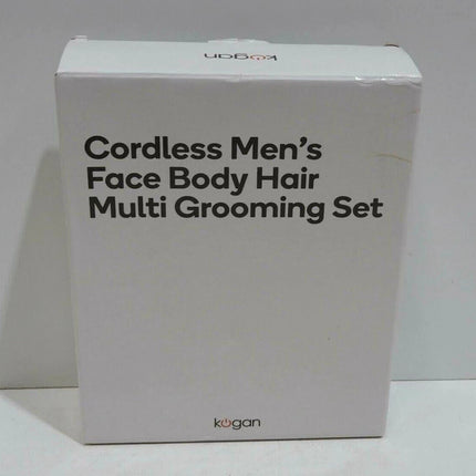 Kogan Cordless Men's Face Body Hair Multi Grooming Set