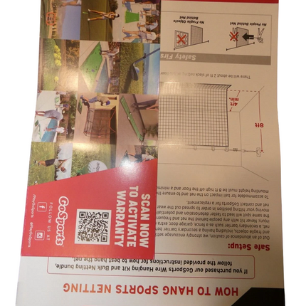 GoSports 15 ft x 10 ft Sports Netting - Hitting Net for Golf, Baseball, Hockey,