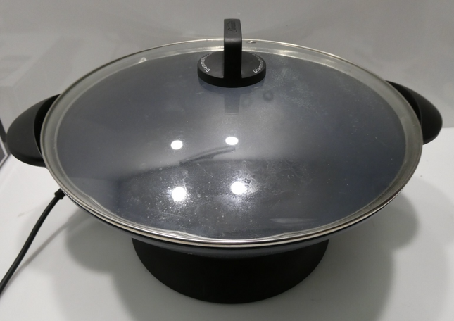 Sunbeam DiamondForce Electric Wok Non Stick Coating Large Capacity (Dark Blue)