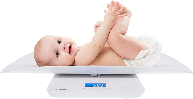 Oricom Digital Baby Weight Scale - Dual Mode, Infant Scale with Pounds and Ounce