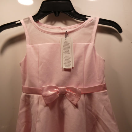 Calvin Klein Girls' Sleeveless Party Dress, Fit & Flare Silhouette, Sweet Pink,6