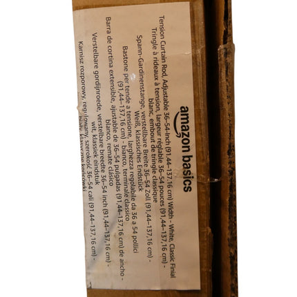 Amazon Basics Tension Curtain Rod 36-54 Inch (91.44-137.16cm)