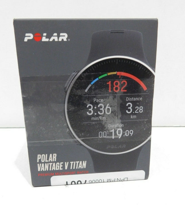 Polar Vantage V Titan Heart Rate Sensor Watch - Black/Red