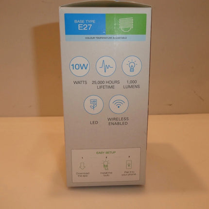 Laser WiFi Smart White Dimmable LED Bulb E27 Google Home Alexa Compatible 240V