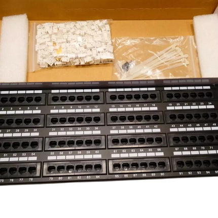 Monoprice 107307 Cat5 Enhanced 110Type 96-Port (568A/B Compatible) Patch Panel