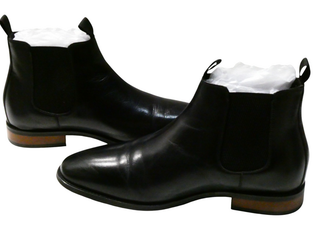 Hush Puppies Men's Wisconsin Boot, Black, UK 9.5/US 10.5