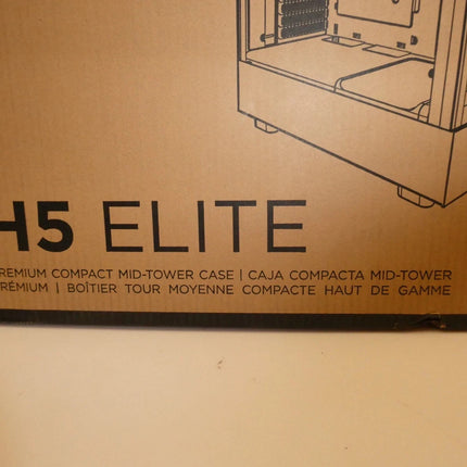 Nzxt H5 Elite (E-ATX) Mid Tower Cabinet (White)