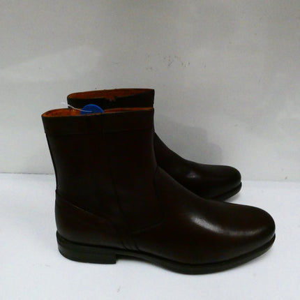 Florsheim Men's Medfield Plain Toe Zip Boot Fashion, Brown, 12 3E