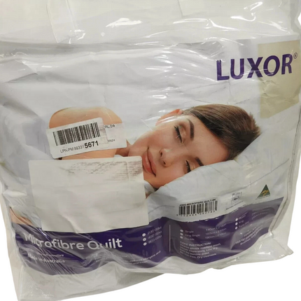 Luxor Microfibre Quilt Size Super King 240cm x 270cm