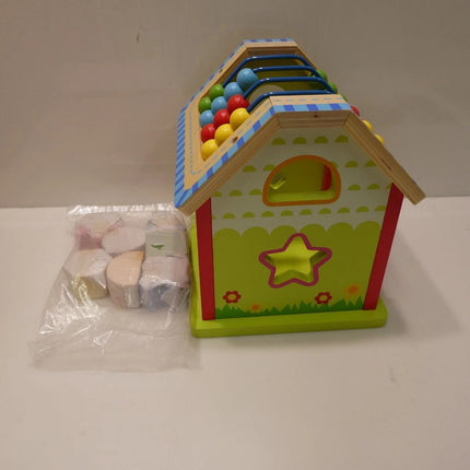 Tooky Toys Kids/Toddler's Toy Interactive Activity House w/Mazes/Gears 18m+