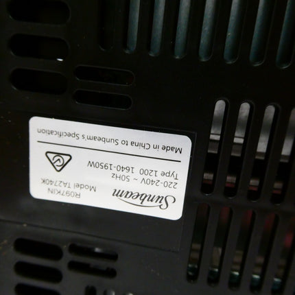 Sunbeam Alinea 4 Slice Toaster Black Classics TA2740K