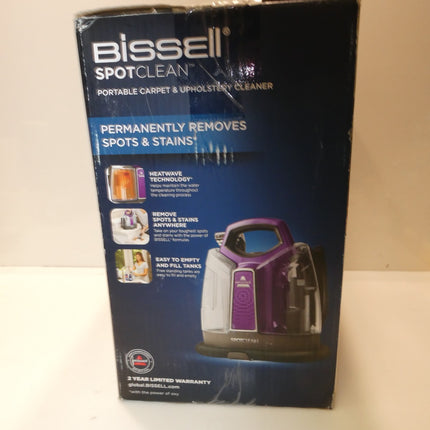 BISSELL SpotClean 36984 Portable Carpet and Upholstery Spot Cleaner - Purple