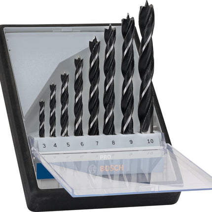 Bosch Accessories Professional 8 pcs. Brad Point Drill Bit Set