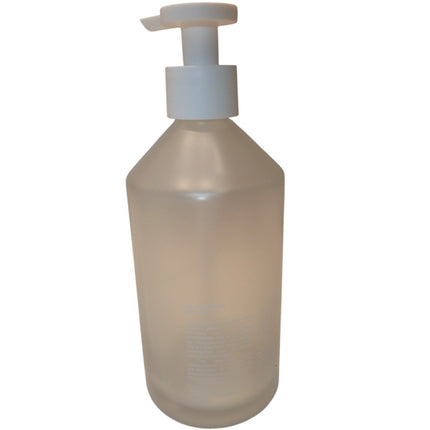 Thankyou Forever Pump Bottle, 400 ml Capacity, Frosted Glass