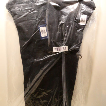 Abelard Men's 4 Way Stretch Poplin Slim Fit Dress Shirt, Black, S