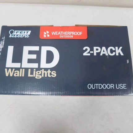 Feit Electric LED Wall Lights 2 Pack Outdoor Use