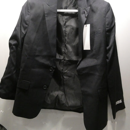 Calvin Klein Boys' 2-Piece Formal Suit Set, Black Stretch, Size - 10