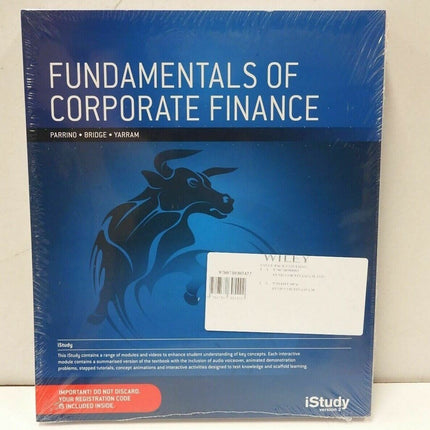 Fundamentals of Corporate Finance, Australasian 2nd Edition + iStudy 2 Card...
